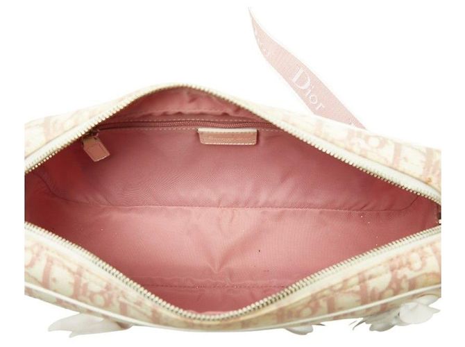 Christian Dior Borsa a tracolla Dior Trotter No.1 Flower Canvas - vista 8
