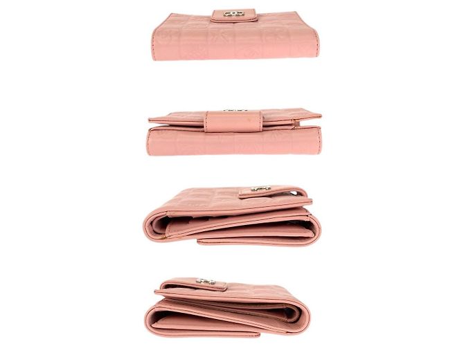Cartera Chanel Coco Mark Icon Chocolate Bar de piel de cordero - vista 10