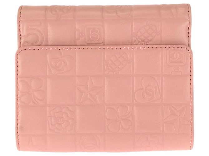 Cartera Chanel Coco Mark Icon Chocolate Bar de piel de cordero - vista 2