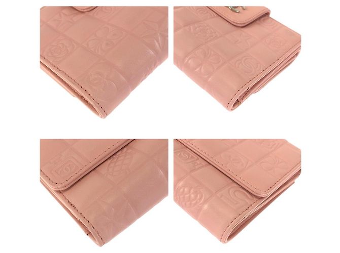 Cartera Chanel Coco Mark Icon Chocolate Bar de piel de cordero - vista 3