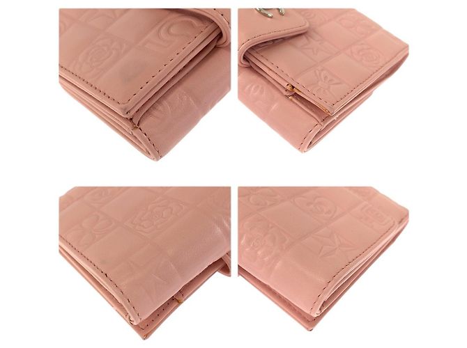 Cartera Chanel Coco Mark Icon Chocolate Bar de piel de cordero - vista 4