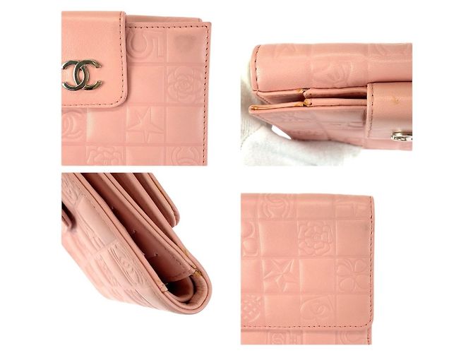 Cartera Chanel Coco Mark Icon Chocolate Bar de piel de cordero - vista 6