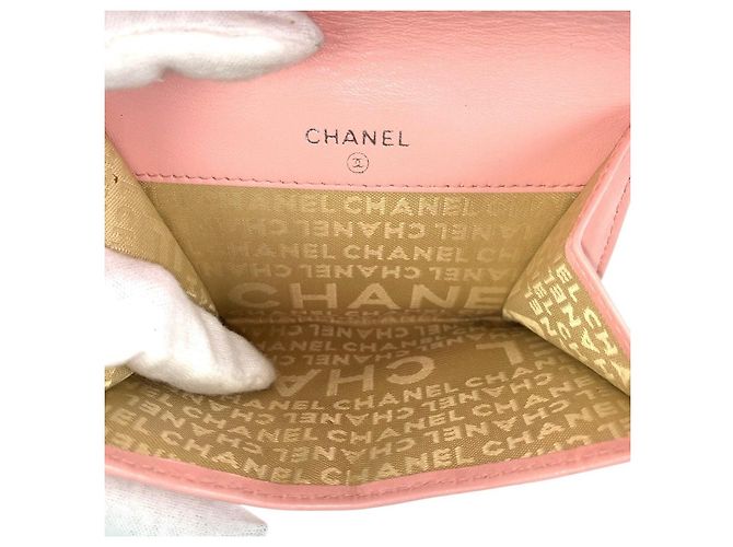 Cartera Chanel Coco Mark Icon Chocolate Bar de piel de cordero - vista 8