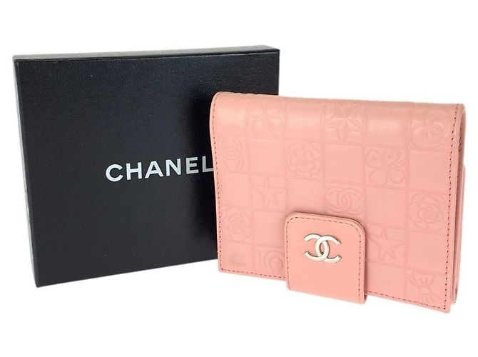 Cartera Chanel Coco Mark Icon Chocolate Bar de piel de cordero - vista 9