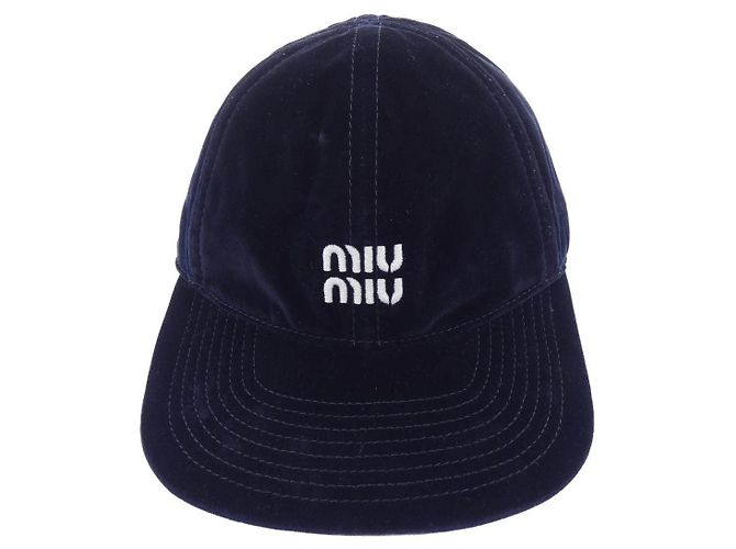 Gorra de béisbol de terciopelo Miu Miu - vista 2