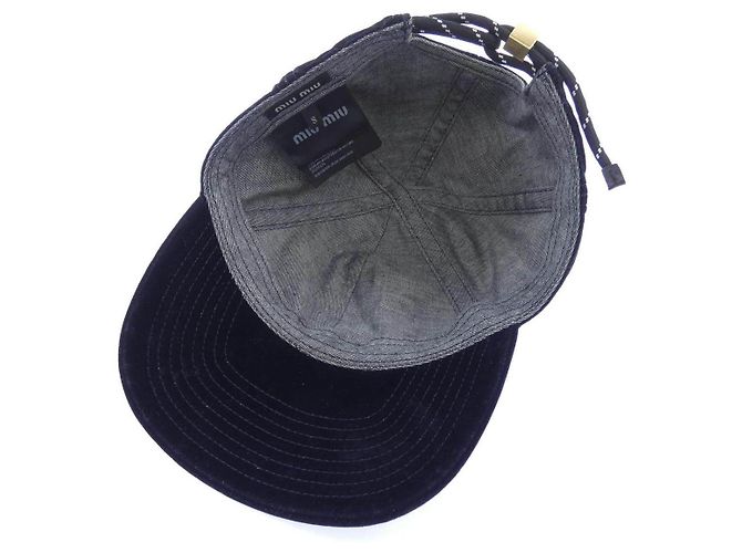 Gorra de béisbol de terciopelo Miu Miu - vista 5