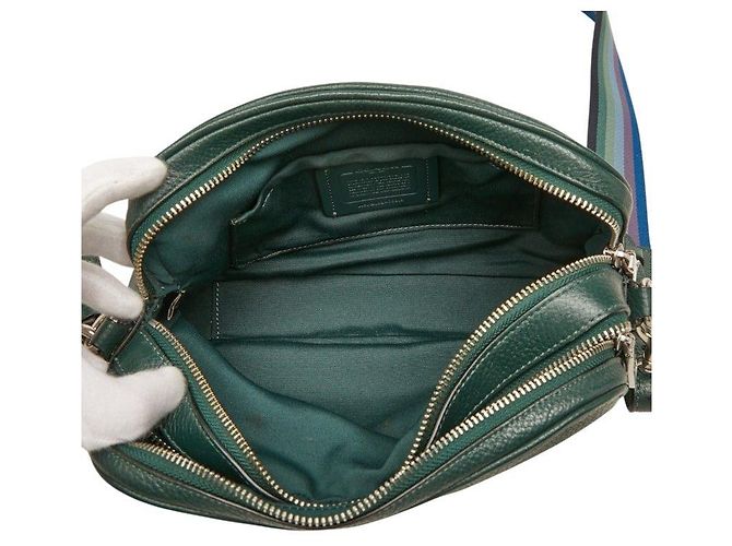 Borsa a tracolla in pelle COACH Horse And Carriage - vista 8