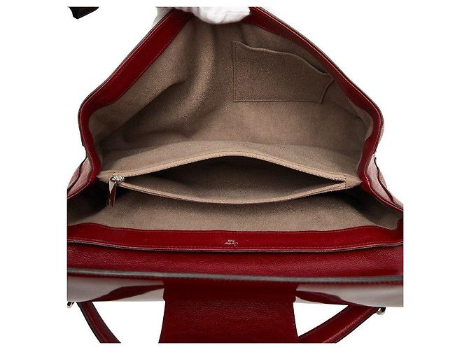 Sac 2 voies Cartier Classic Feminine en cuir, python et émail - vue 8