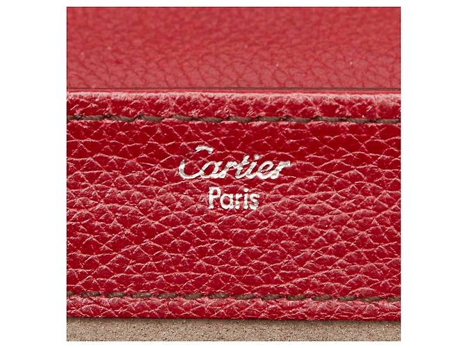 Sac 2 voies Cartier Classic Feminine en cuir, python et émail - vue 9
