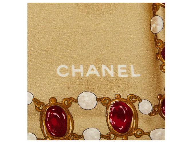 Pañuelo Grande de Seda Chanel Gripoix - vista 5