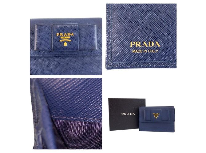 Carteira PRADA Fiocco Ribbon Saffiano - vista 3