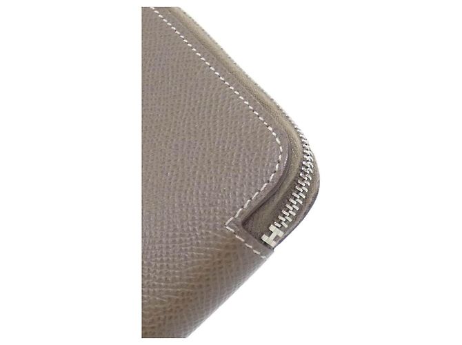 Hermès Hermes Sangles Silk In Classic Epsom Long Wallet - view 3