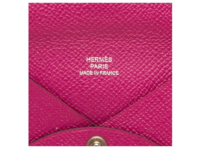 Hermès Hermes Calvi Leather Card Case - view 5