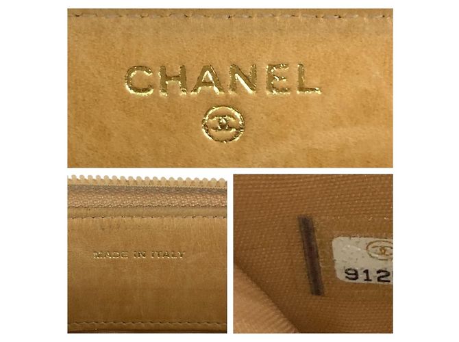 Carteira longa Chanel Coco Mark em couro caviar - vista 5