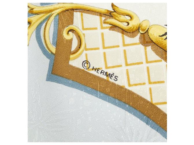 Hermès Foulard di seta Hermes Carre90 LA CLE des CHAMPS - vista 6