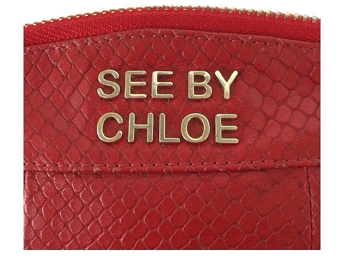 Chloé Chloe Leder-Münzbeutel - Ansicht 3