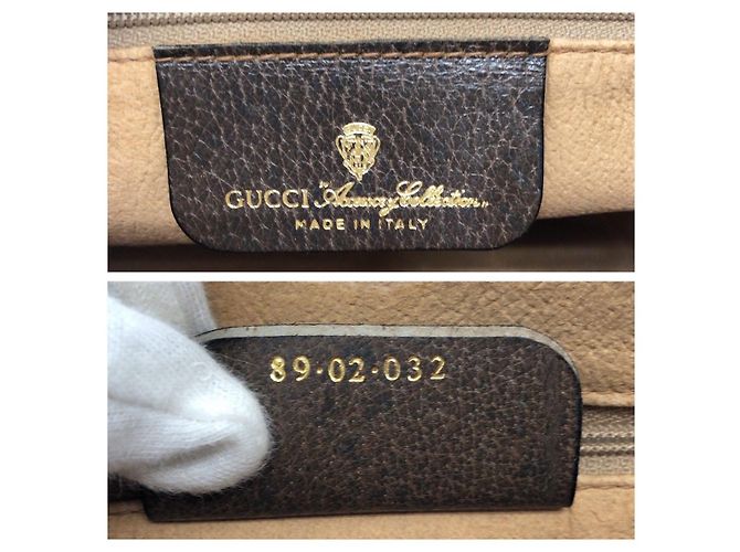 BORSA A TRACCOLLA GUCCI OLD GUCCI SHERRY LINE GG SUPREME CANVAS - vista 4
