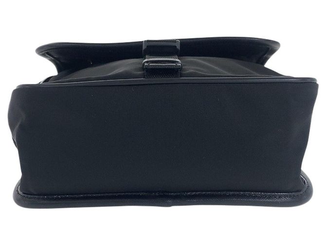 Borsa a tracolla PRADA in Tessuto con placca logo triangolare - vista 10