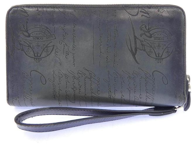 Berluti Taliscrit Leder Long Zip Wallet - Ansicht 2