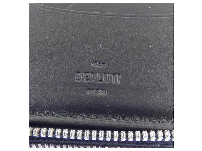 Berluti Taliscrit Leder Long Zip Wallet - Ansicht 3