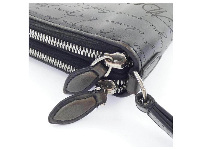 Berluti Taliscrit Leder Long Zip Wallet - Ansicht 4