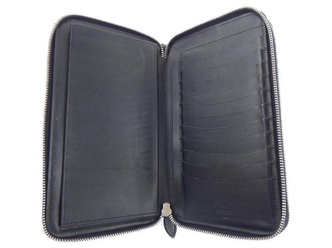 Berluti Taliscrit Leder Long Zip Wallet - Ansicht 5