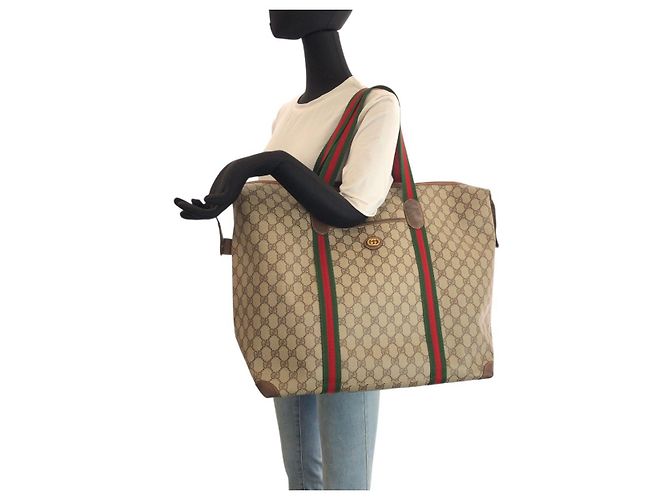 GUCCI GG SUPREME CANVAS BOSTON TASCHE - Ansicht 7