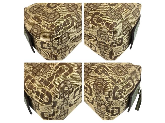Pouch in tela Horsebit GUCCI - vista 4