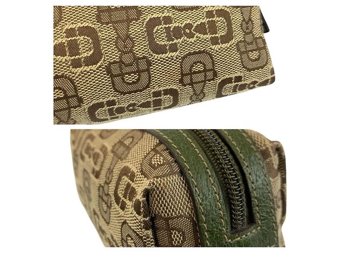 Pouch in tela Horsebit GUCCI - vista 5