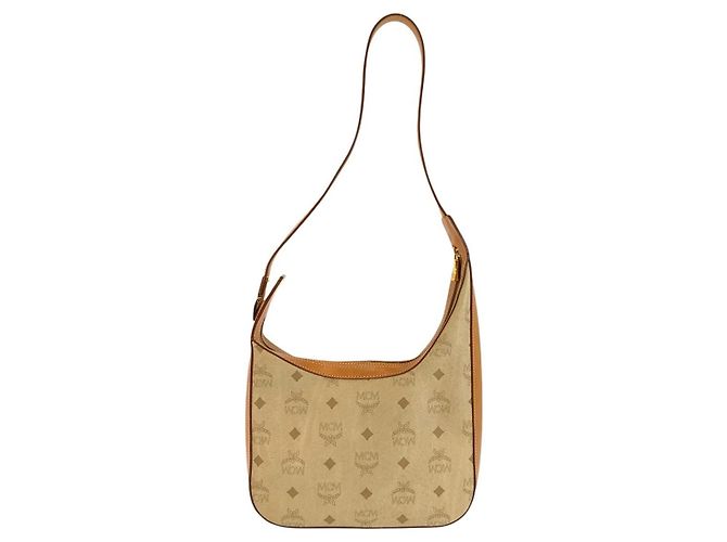 Borsa a tracolla in pelle MCM Visetos - vista 2