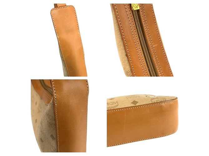 Borsa a tracolla in pelle MCM Visetos - vista 5