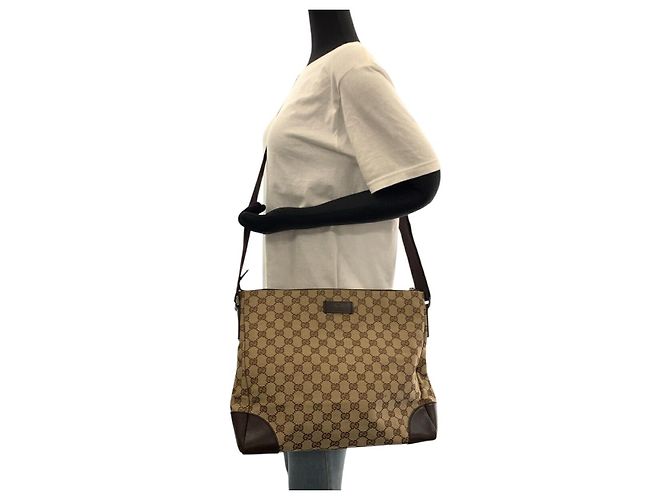 BOLSA DE OMBRO GUCCI GGCANVAS - vista 7