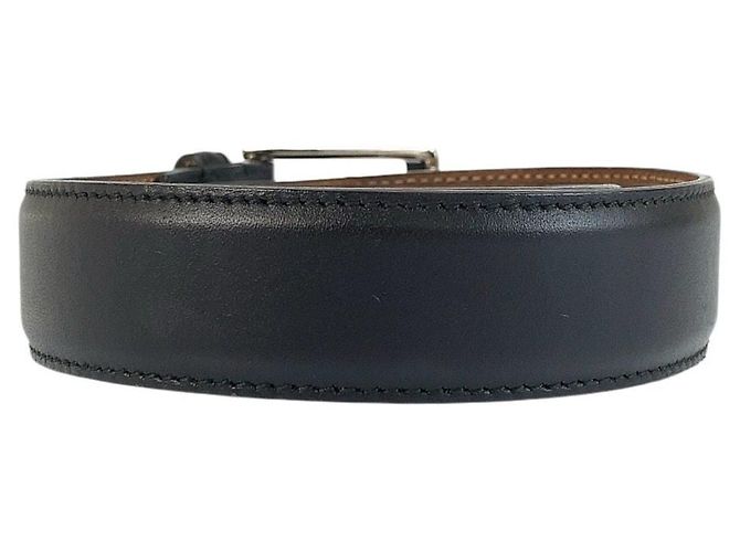 Gucci Gürtel aus schwarzem Leder - Ansicht 2