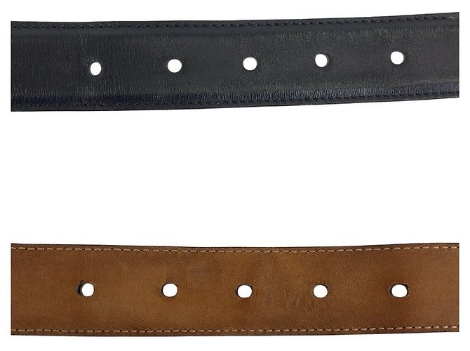 Gucci Gürtel aus schwarzem Leder - Ansicht 7