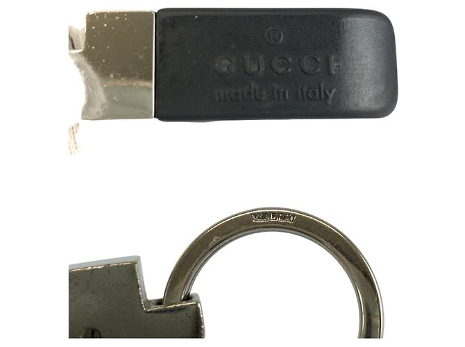 Gucci Rubber Keyring Black - view 3