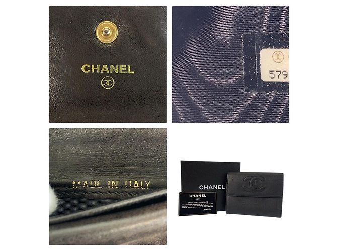 Portafoglio in pelle Chanel Coco Mark - vista 3