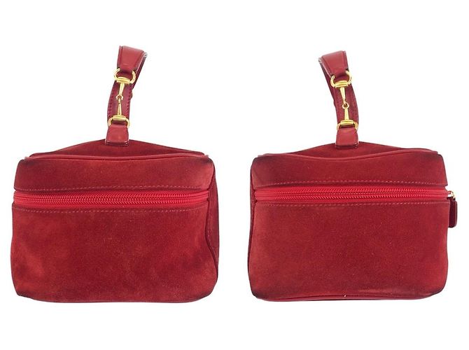 Bolsa GUCCI Horsebit em camurça - vista 8
