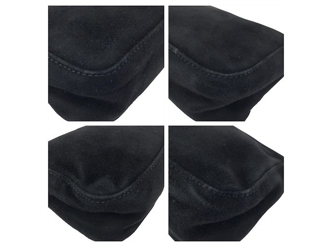 FENDI Make-up Tasche aus Nubukleder - Ansicht 3