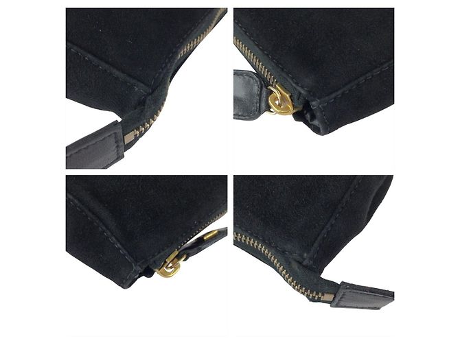 FENDI Make-up Tasche aus Nubukleder - Ansicht 4