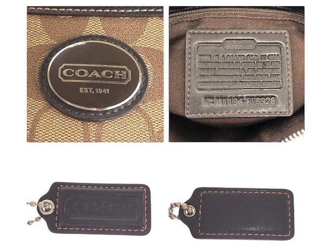 Bolso de hombro COACH Signature PVC - vista 4