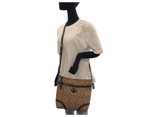 Bolso de hombro COACH Signature PVC - vista 7