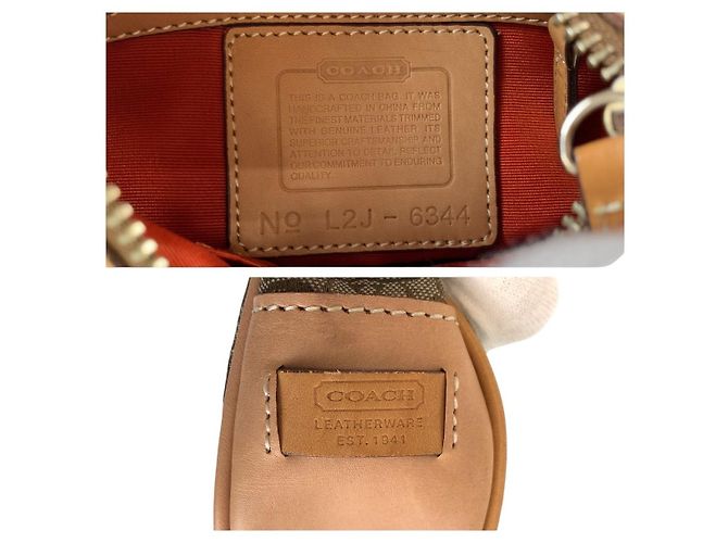COACH Mini Signature Canvas Schultertasche - Ansicht 4