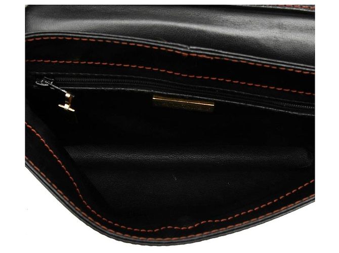 Yves Saint Laurent Borsa a tracolla in pelle Y Cut Saint Laurent - vista 6