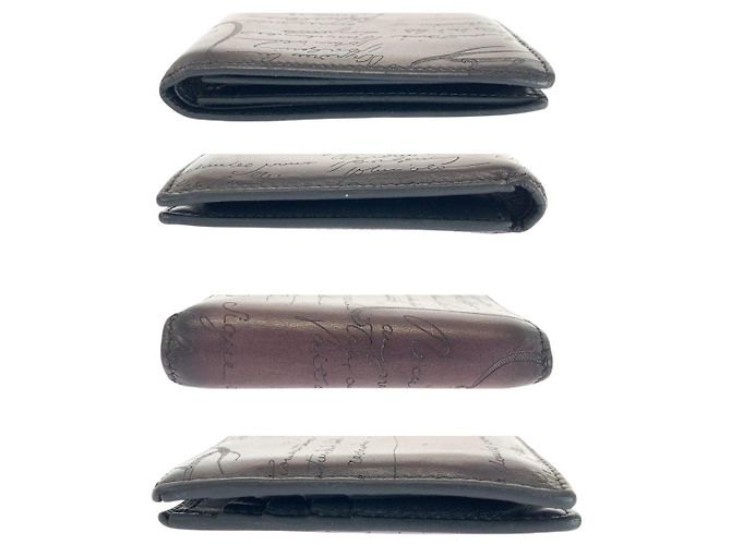 Cartera de cuero Berluti Caligraphie Scritt - vista 10