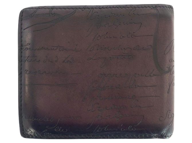 Cartera de cuero Berluti Caligraphie Scritt - vista 2