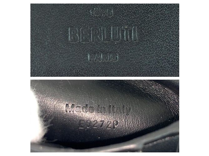Cartera de cuero Berluti Caligraphie Scritt - vista 3