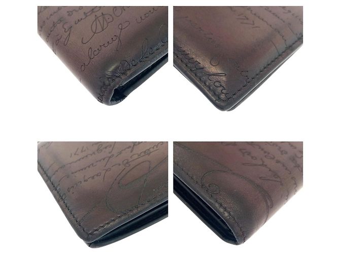 Cartera de cuero Berluti Caligraphie Scritt - vista 6