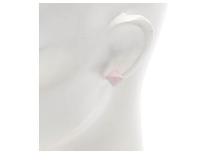 Hermès Pendientes Hermes Medor GuaiNe PM en acero inoxidable y Swift - vista 4