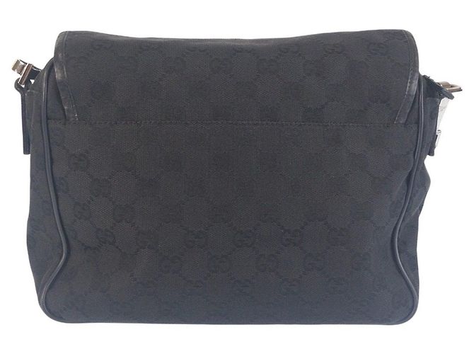 BORSA A TRACCOLLA GUCCI IN CANVAS GG E PELLE - vista 2