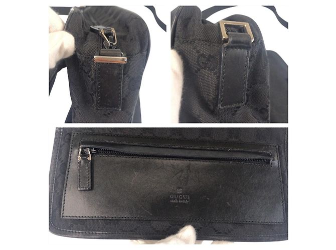 BORSA A TRACCOLLA GUCCI IN CANVAS GG E PELLE - vista 5